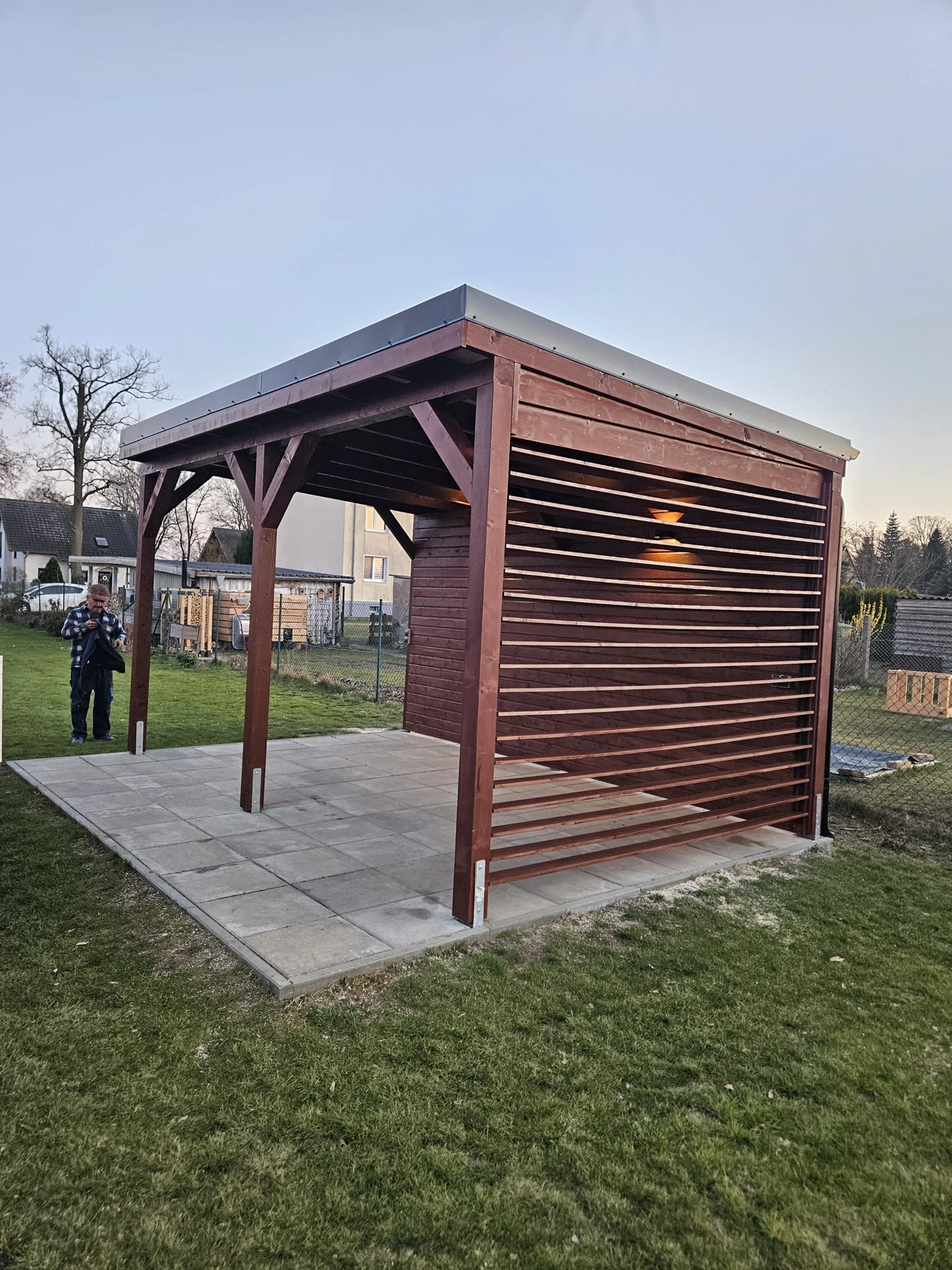 Neubau Carport – Projektaufnahme 1