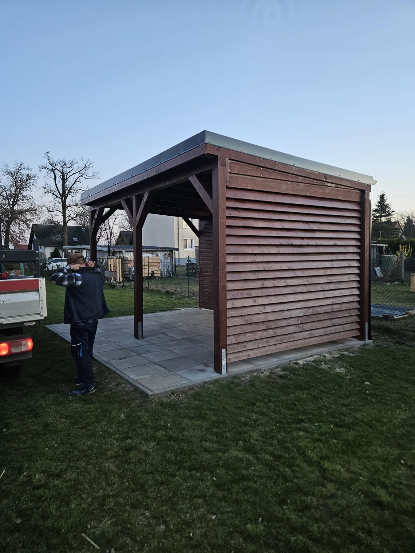 Neubau Carport – Projektaufnahme 2
